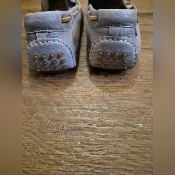 Cole Haan Gray Boat Shoes with Lace Detailing - Picture 4 of 6